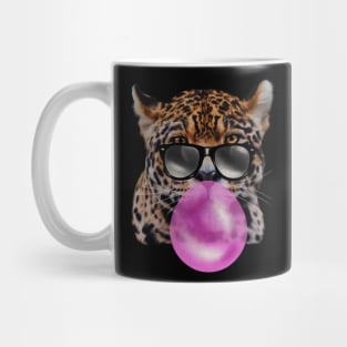 Jaguar with Blowing Gum, Love Big Cats Mug